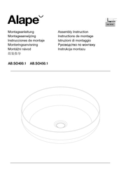 Alape AB.SO400.1 Instrucciones De Montaje