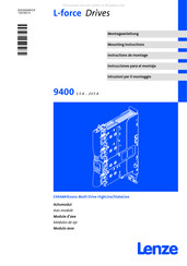 Lenze EDK94AMH24 Instrucciones Para El Montaje