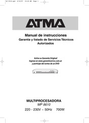 ATMA MP 8610 Manual De Instrucciones