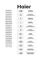 Haier A2FE735CFJ Manual De Instrucciones