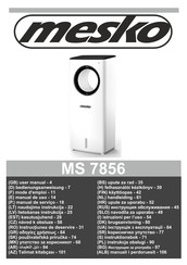 Mesko MS 7856 Manual De Uso