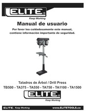 Elite TA750 Manual Del Usuario