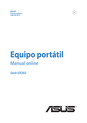 Asus UX302 Serie Manual Online