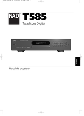 NAD T585 Manual Del Propietário