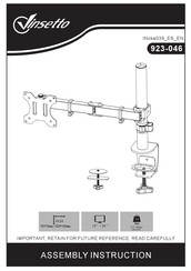 Vinsetto 923-046 Instrucciones De Montaje
