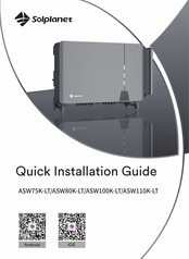 Solplanet ASW80K-LT Guía De Instalación Rápida