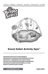 Bright Starts Activity Gym 9220-6WS Manual De Instrucciones