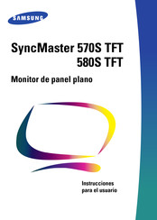 Samsung SyncMaster 570S TFT Instrucciones Para El Usuario