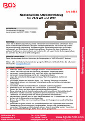 BGS technic BGS 8883 Manual De Instrucciones