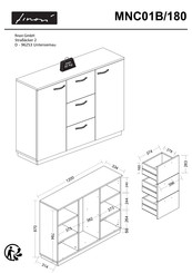 finori MNC01B/180 Instrucciones De Montaje