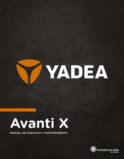 Yadea Avanti X Manual De Garantía Y Mantenimiento