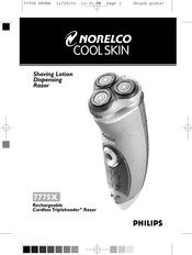 Philips Norelco Cool Skin 7775X Manual De Instrucciones