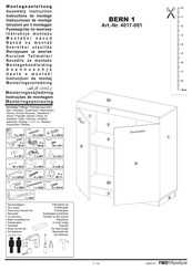 FMD Furniture BERN 1 4017-001 Instrucciones De Montaje