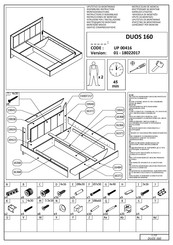 Forma Ideale DUOS 160 UP 00416 Instrucciones De Montaje