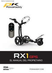 Powakaddy RX1 GPS Manual Del Propietário