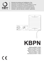 Key Automation 900KBPN Instrucciones Y Advertencias Para Su Instalación Y Uso