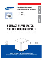 Samsung SRG-058 Manual Del Usuario