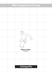 Hansgrohe Allegra Carlton 14880 Serie Instrucciones De Montaje