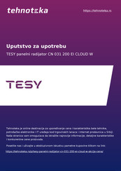TESY CN 031 300 EI CLOUD W Instrucciones Para El Uso Y Mantenimiento