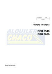 Wacker Neuson BPU 3050 Manual De Operación