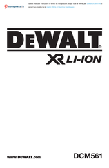 DeWalt XR DCM561 Traducido De Las Instrucciones Originales