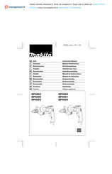 Makita DP3003J Manual De Instrucciones