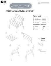 RealFlame Outdoor Living Anson 9580 Instrucciones De Montaje