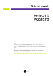 LG W1952TG Guia Del Usuario