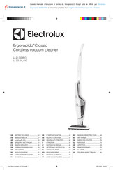 Electrolux Ergorapido Classic EERC72IW Libro De Instrucciones