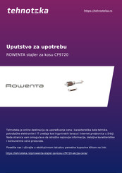 Rowenta Ultimate Experience CF9720 Manual Del Usuario