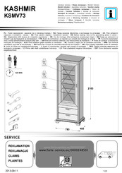 Forte KASHMIR KSMV73 Instrucción De Montaje
