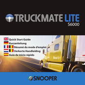 Snooper Truckmate S6000 Guia De Inicio Rapido