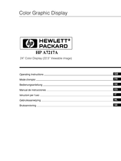 Hewlett Packard HP A7217A Manual De Instrucciones