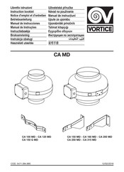 Vortice CA 150 Q MD Manual De Instrucciones