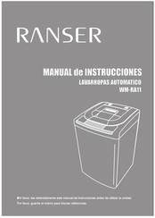 RANSER WM-RA11 Manual De Instrucciones