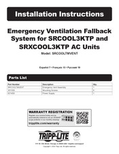 Tripp-Lite SRCOOLTMVENT Instrucciones De Instalación