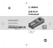 Bosch GLM 30-23 Professional Manual Original