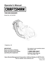 Craftsman 247.240193 Manual Del Operador