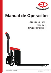 EP WPL201 Manual De Operación