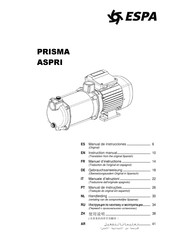 Espa PRISMA Serie Manual De Instrucciones