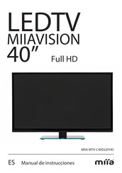 Miia MIIAVISION MTV-C40DLEFHD Manual De Instrucciones