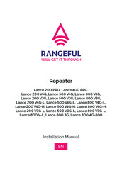RANGEFUL Lance 800 V4G Manual De Instalación