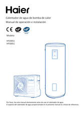 Haier HP300S1 Manual De Operación E Instalación