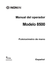 Nonin 8500 Manual Del Operador