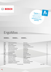 Bosch MSM641 Serie Manual De Usuario