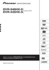 Pioneer DVR-940HX-S Manual De Instrucciones