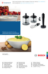 Bosch MSM6S20B Instrucciones De Uso