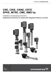 Grundfos BMS hp Serie Instrucciones De Instalación Y Funcionamiento