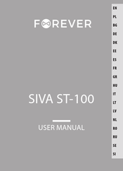 FOREVER SIVA ST-100 Manual Del Usuario