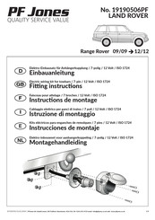 PF Jones 19190506PF Instrucciones De Montaje